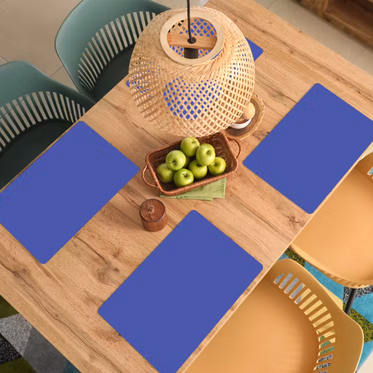 Placemat - 6 stuks - Chinese - Blue - Blauw — 6