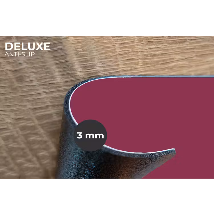 Placemat - 6 stuks - Deep - Rasberry - Rood — 4
