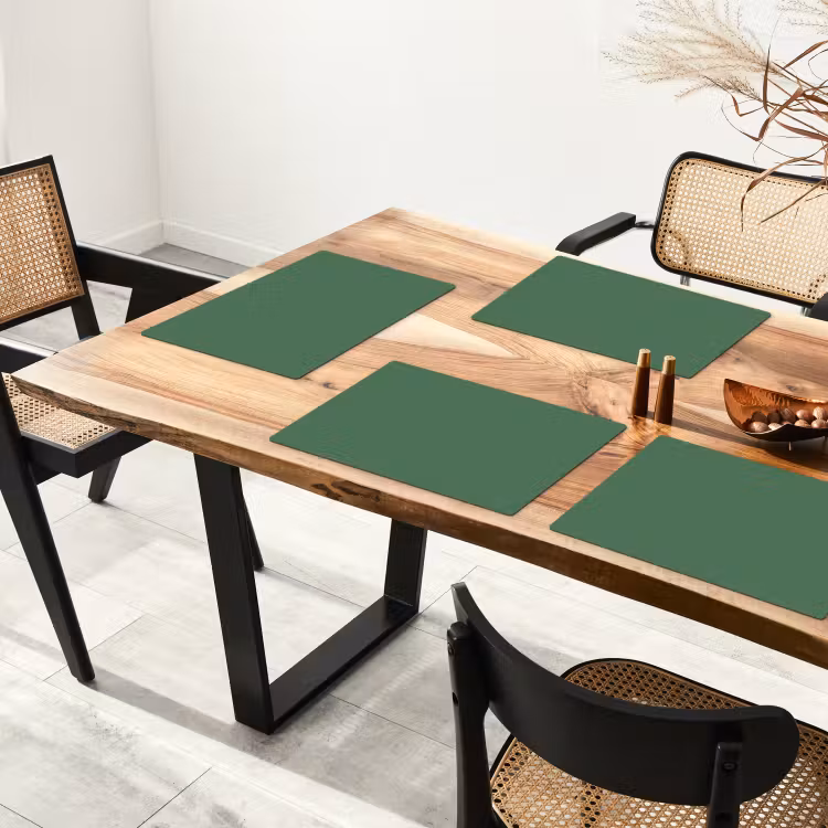 Placemat - 6 stuks - Deep - Sagewood - Groen — 5