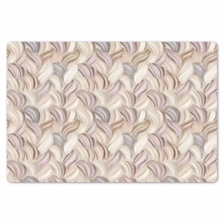 Placemat - 6 stuks - Abstract - Golvend - Pastel — 7