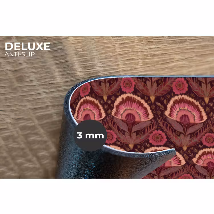 Placemat - 6 stuks - Antiek - Bloemen - Kleurrijk — 4