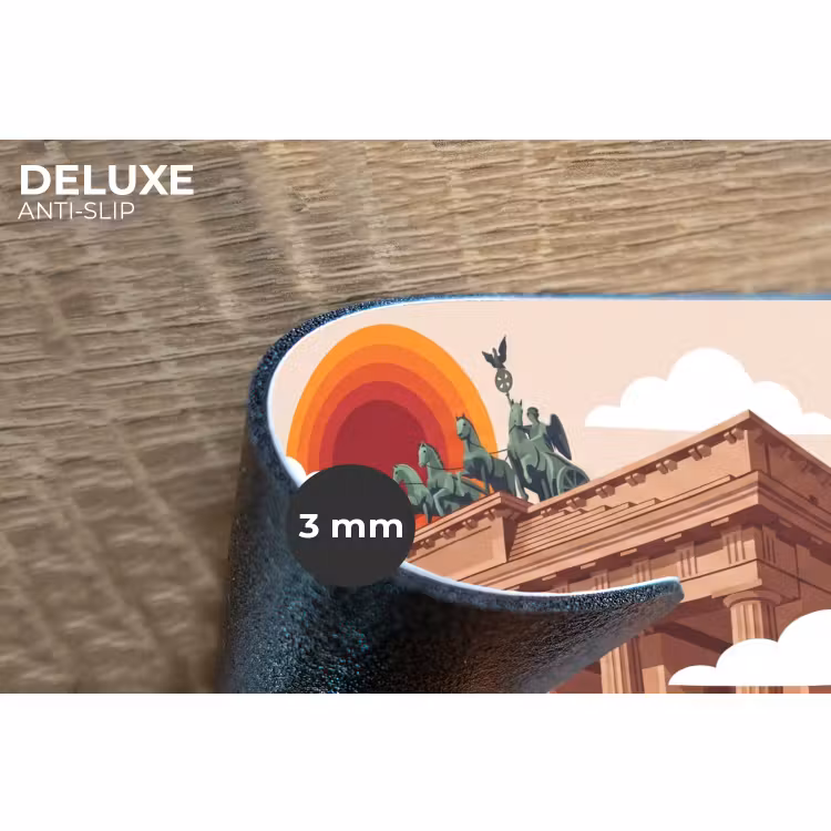 Placemat - 6 stuks - Architectuur - Brandenburg - Berlijn - Zonsondergang - Historisch — 4