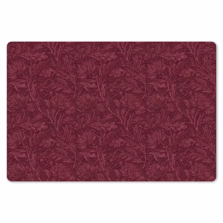 Placemat - 6 stuks - Bladeren - Patroon - Paars — 7