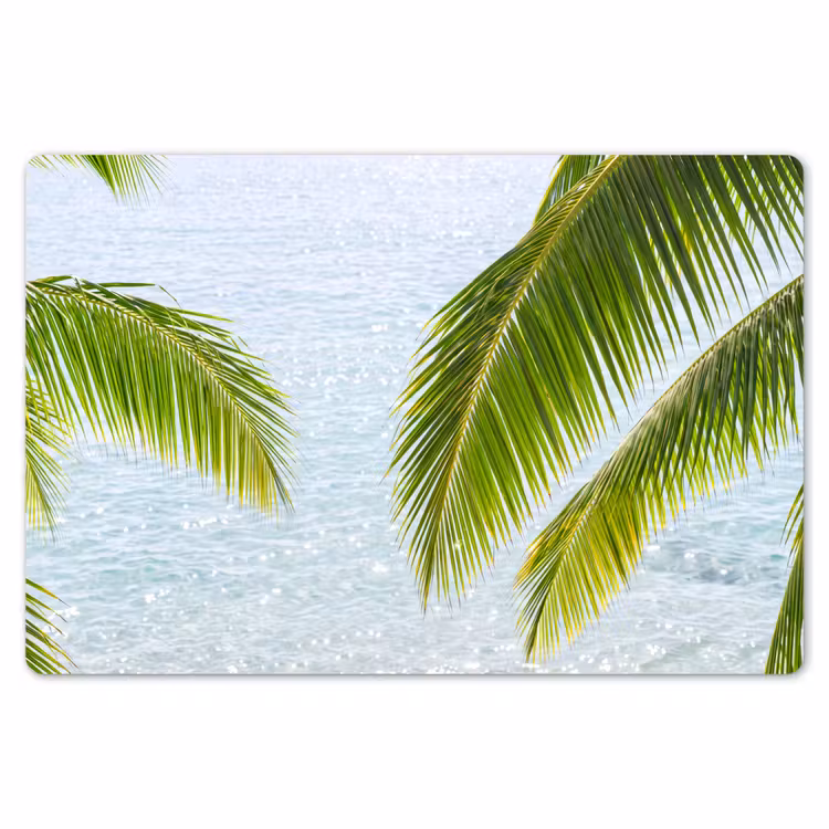 Placemat - 6 stuks - Boom - Bladeren - Water - Tropisch - Groen — 7