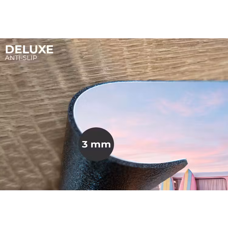 Placemat - 6 stuks - Busje - Strand - Surfplank - Zomer - Roze — 4