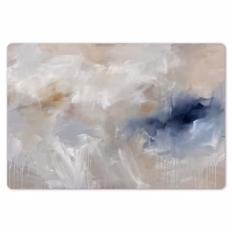 Placemat - 6 stuks - Abstract - Wolken - Sfeer - Modern - Beige — 7