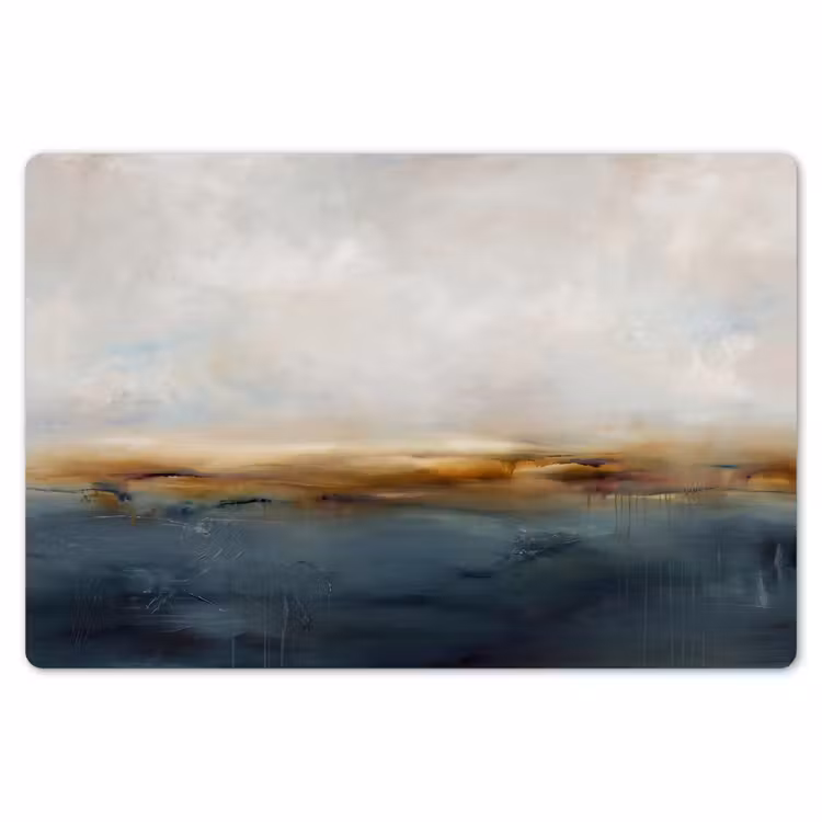 Placemat - 6 stuks - Abstract - Horizon - Water - Modern - Beige — 7
