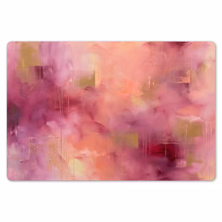 Placemat - 6 stuks - Abstract - Kleuren - Modern - Roze - Paars — 7
