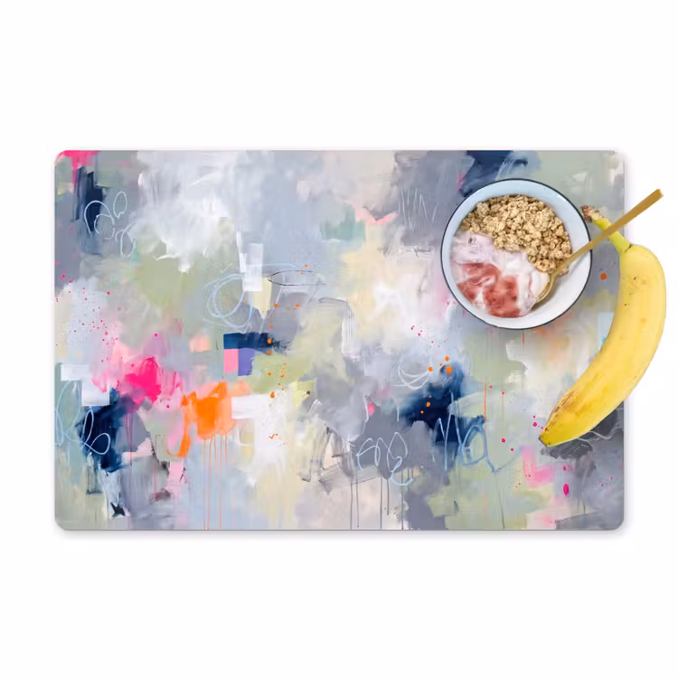 Placemat - 6 stuks - Abstract - Kleurrijk - Modern - Kunst — 1