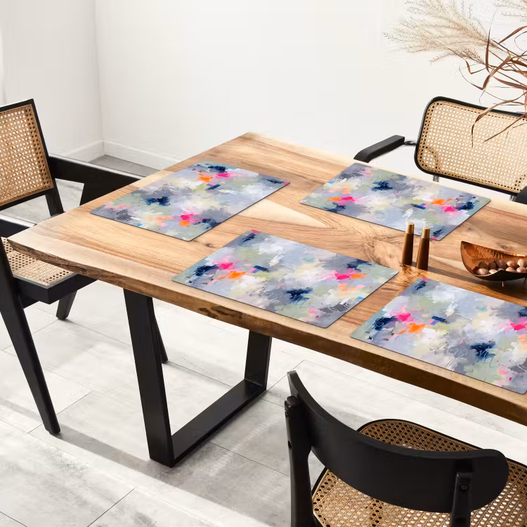 Placemat - 6 stuks - Abstract - Kleurrijk - Modern - Kunst — 5