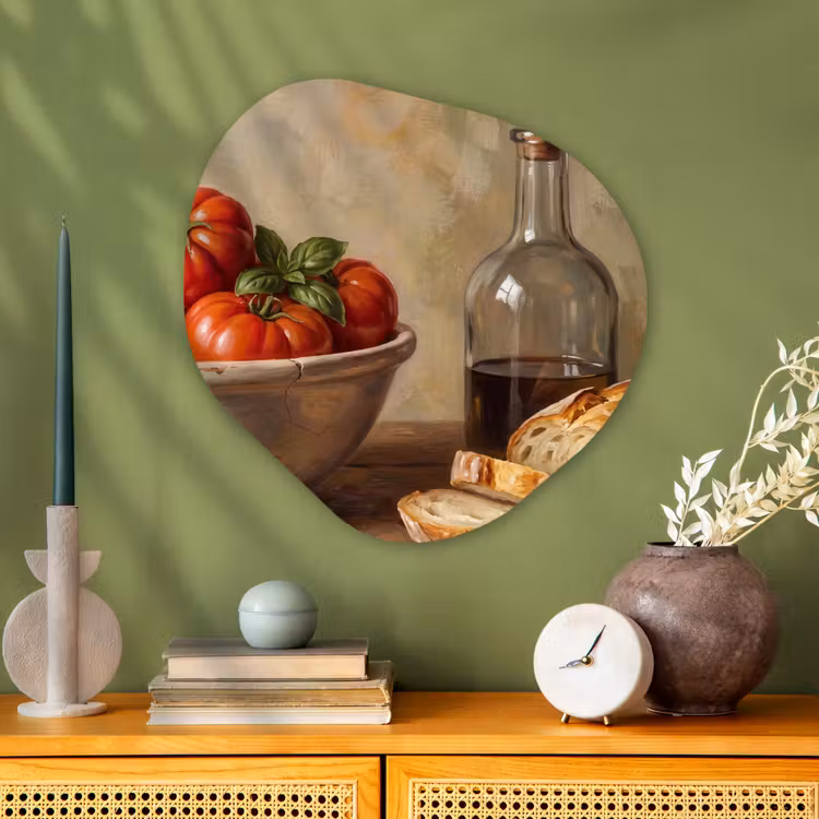 Organische vorm aluminium - Tomaten - Kom - Eten — 2