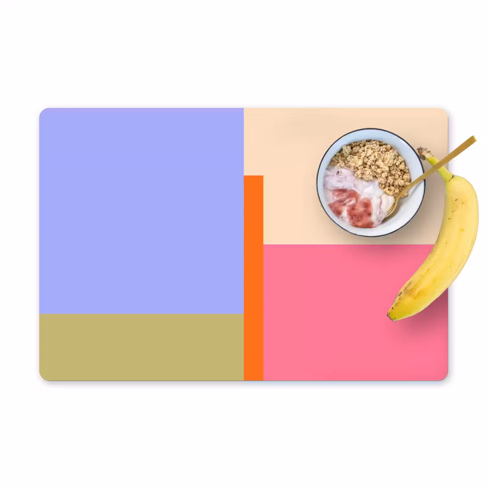 Placemat - 6 stuks - Abstract - Geometrie - Kunst - Modern - Kleurrijk — 1
