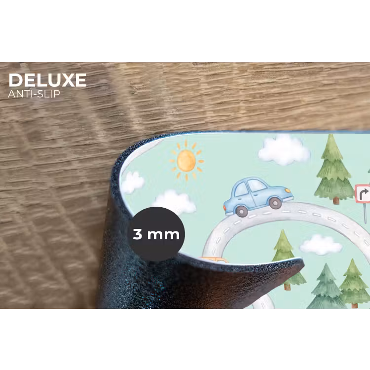 Placemat - 6 stuks - Auto - Weg - Patroon — 4
