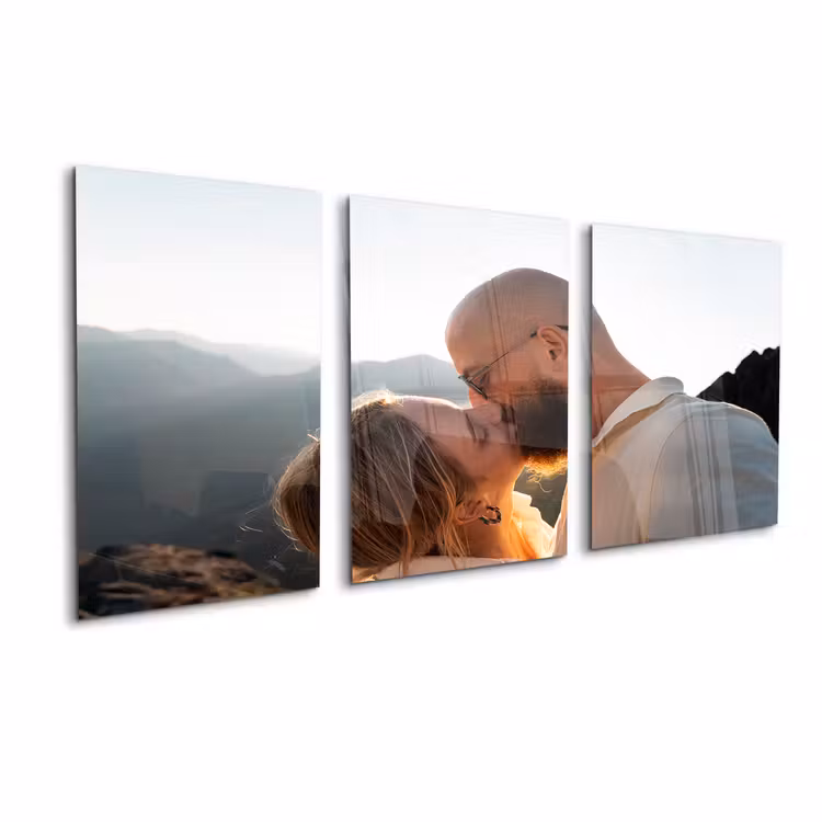 Plexiglas drieluik - 90x40 cm — 1