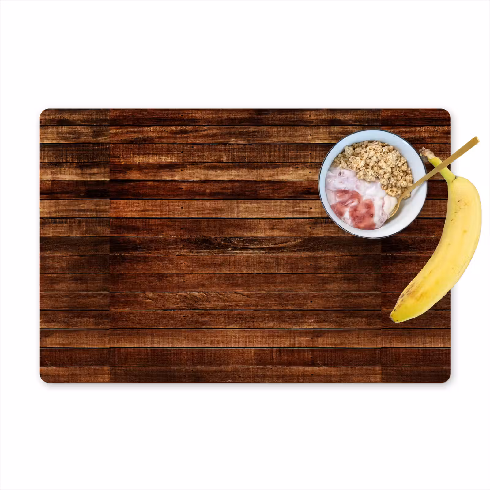 Placemat - 6 stuks - Hardhout - Robuust - Patronen — 1