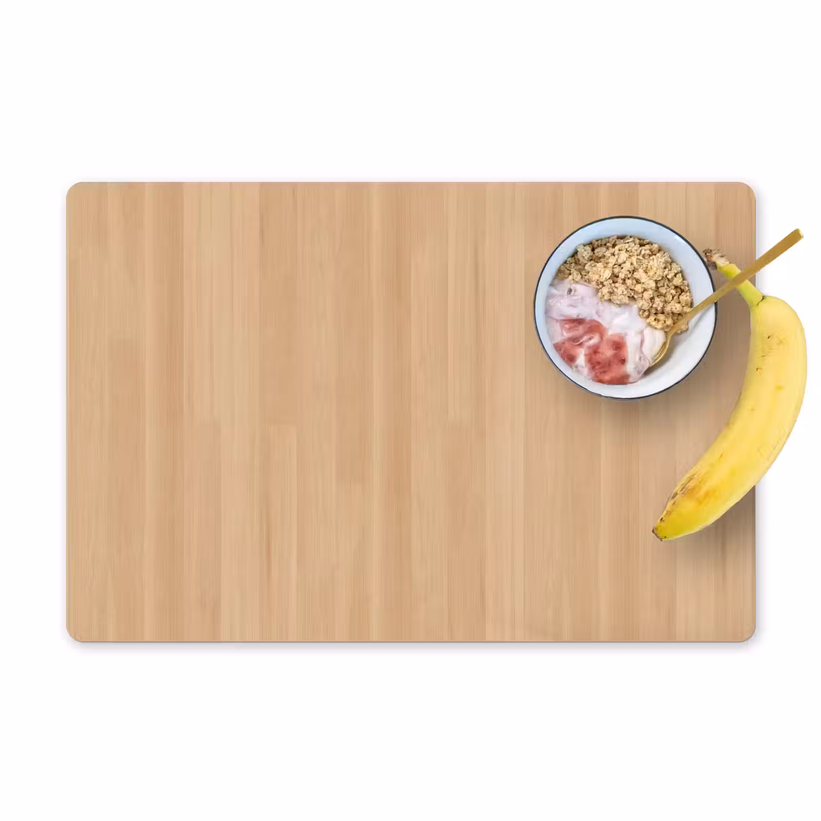 Placemat - 6 stuks - Naturel - Hout - Plank - Patronen — 1