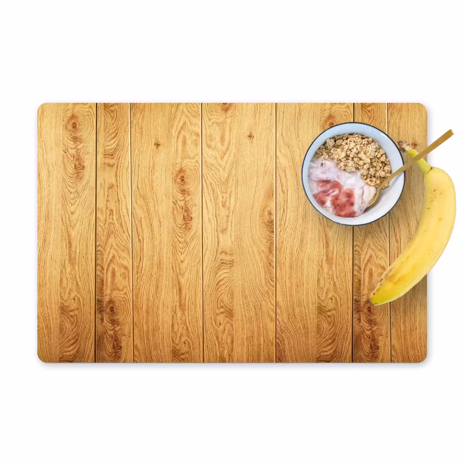 Placemat - 6 stuks - Patronen - Planken - Natuur — 1