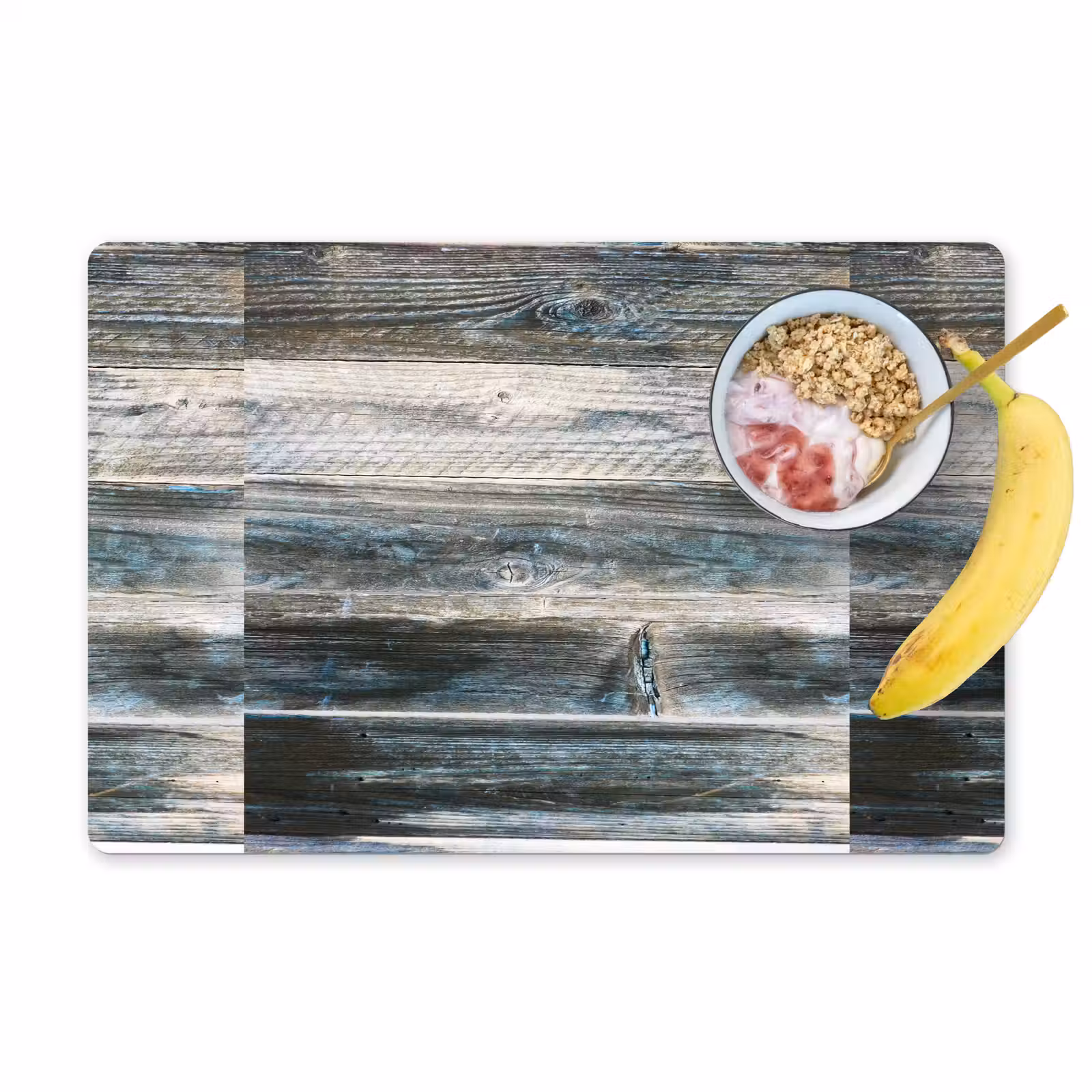 Placemat - 6 stuks - Vintage - Patroon - Hout — 1
