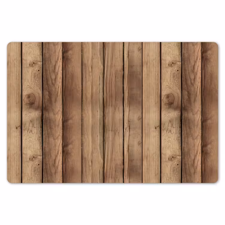 Placemat - 6 stuks - Hout - Brocante - Patronen — 7