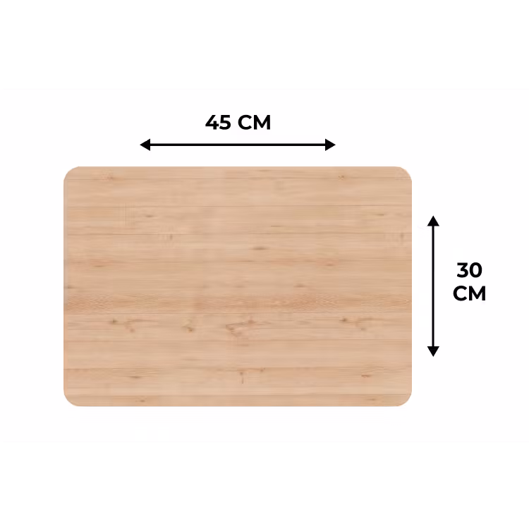 Placemat - 6 stuks - Hout - Patronen - Planken — 3