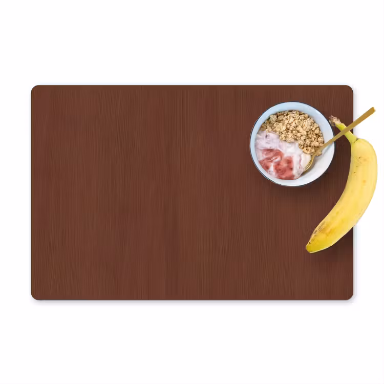 Placemat - 6 stuks - Hout - Plank - Abstract - Patronen — 1