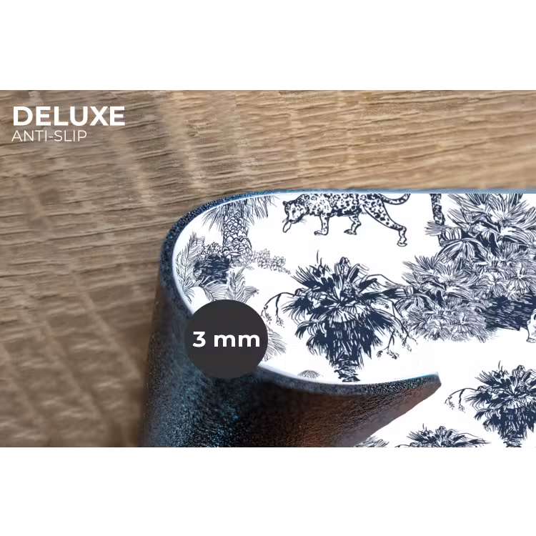 Placemat - 6 stuks - Jungle - Beplanting - Blauw — 4