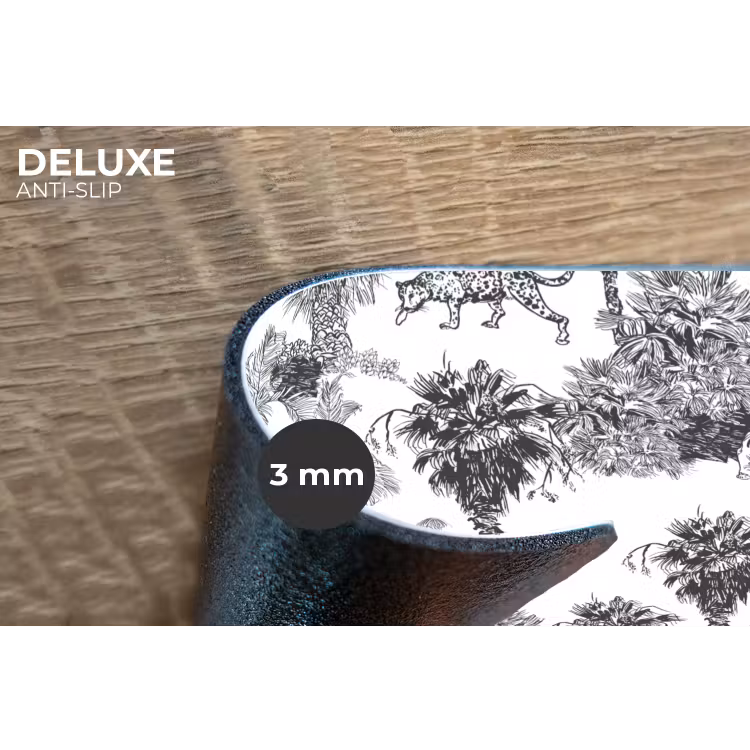Placemat - 6 stuks - Jungle - Dieren - Grijs — 4