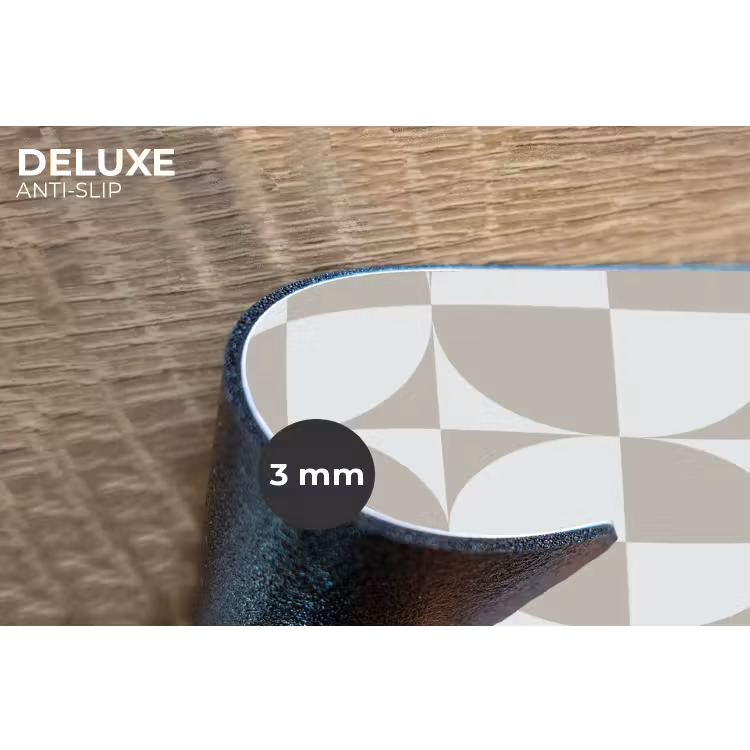 Placemat - 6 stuks - Lichtgrijs - Wit - Vierkant - Rond — 4