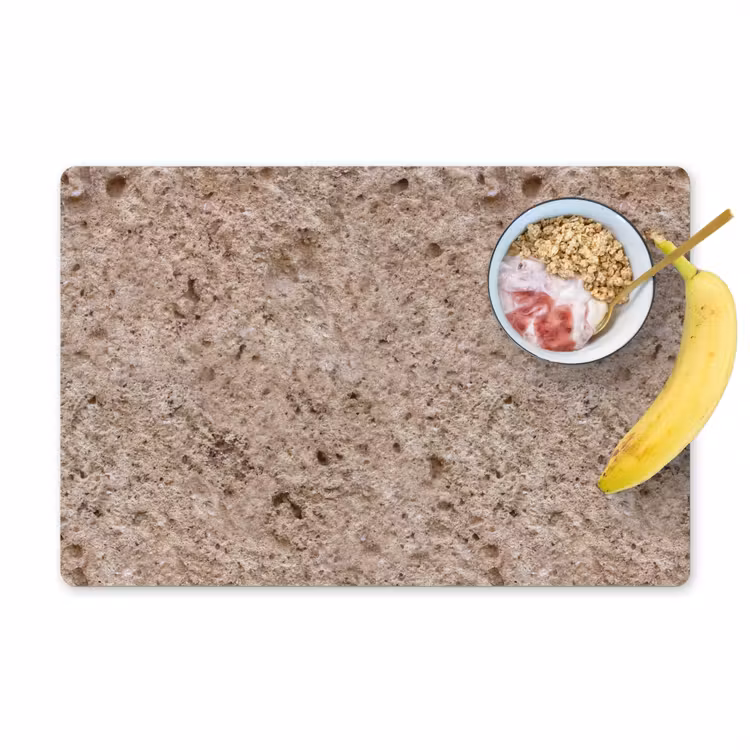 Placemat - 6 stuks - Muur - Beschadigd - Erosie - Poreus — 1