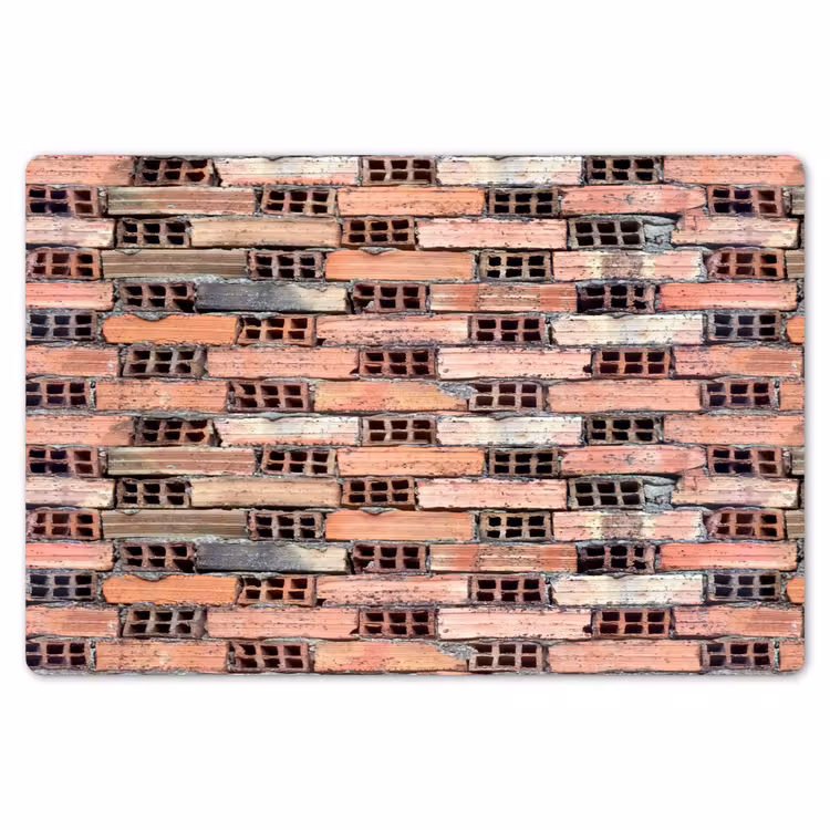 Placemat - 6 stuks - Oud - Stenen - Muur — 7