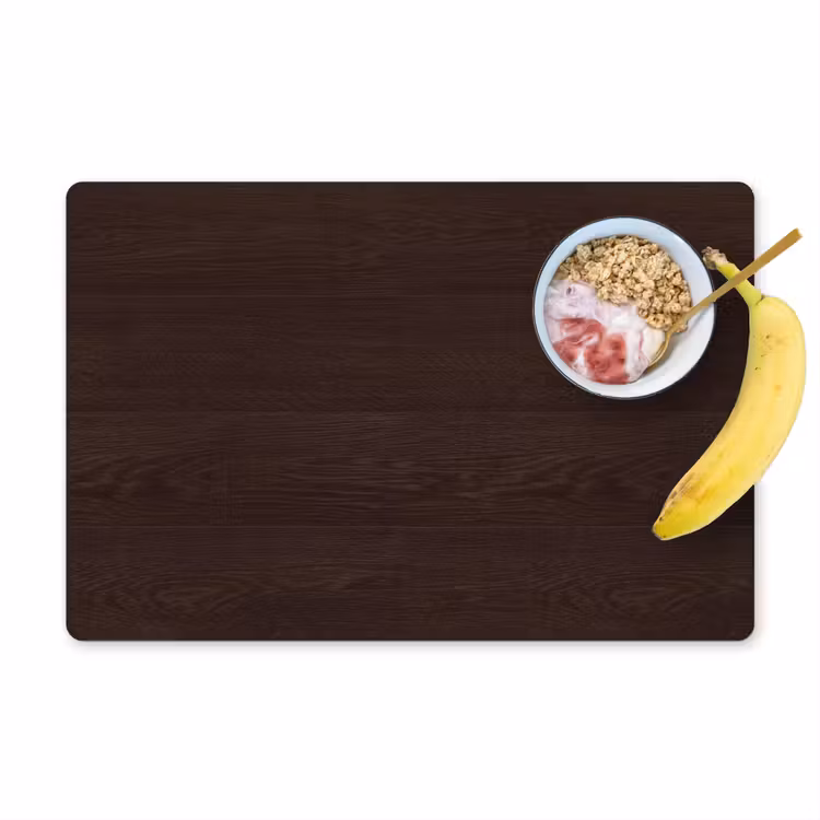 Placemat - 6 stuks - Patroon - Hardhout - Plank — 1