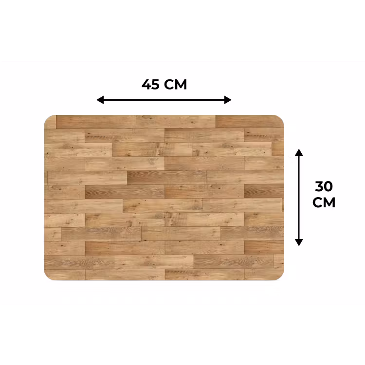Placemat - 6 stuks - Patroon - Parket - Patronen — 3