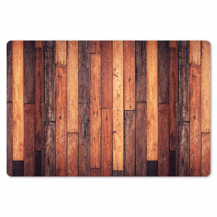 Placemat - 6 stuks - Plank - Vintage - Patroon — 7