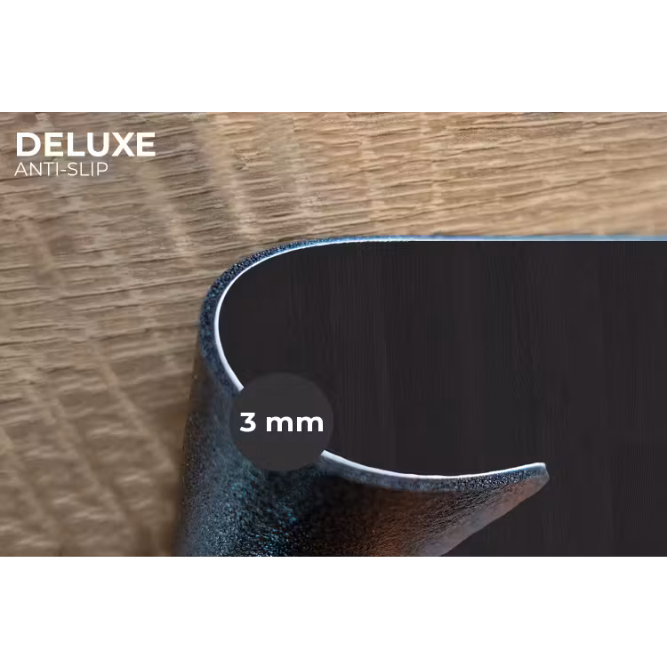 Placemat - 6 stuks - Plank - Zwart - Patronen — 4
