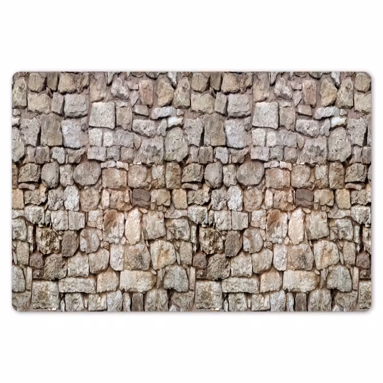 Placemat - 6 stuks - Ruw - Stenen - Muur - Natuurstenen — 7