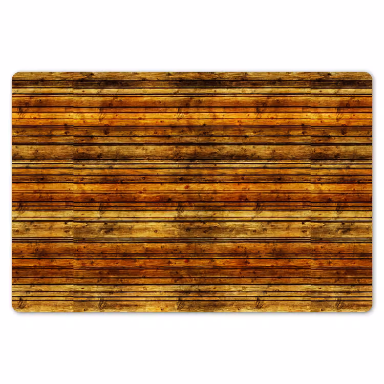 Placemat - 6 stuks - Vintage - Hout - Patronen - Planken — 7