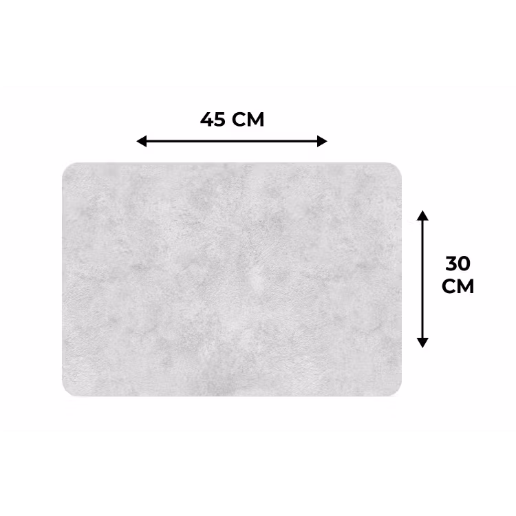 Placemat - 6 stuks - Wit - Muur - Verkleuring — 3