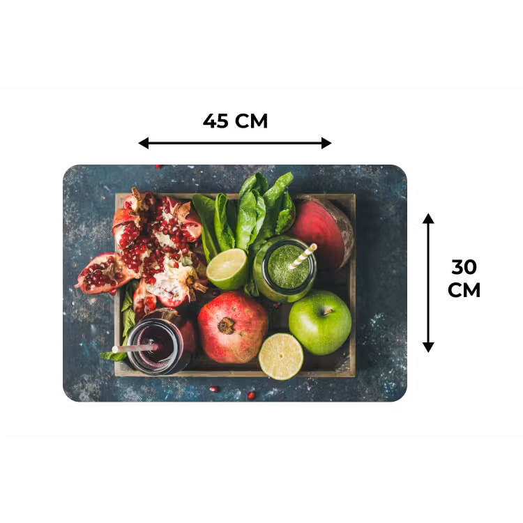 Placemat - 6 stuks - Fruitkist - Fruit - Smoothie — 1