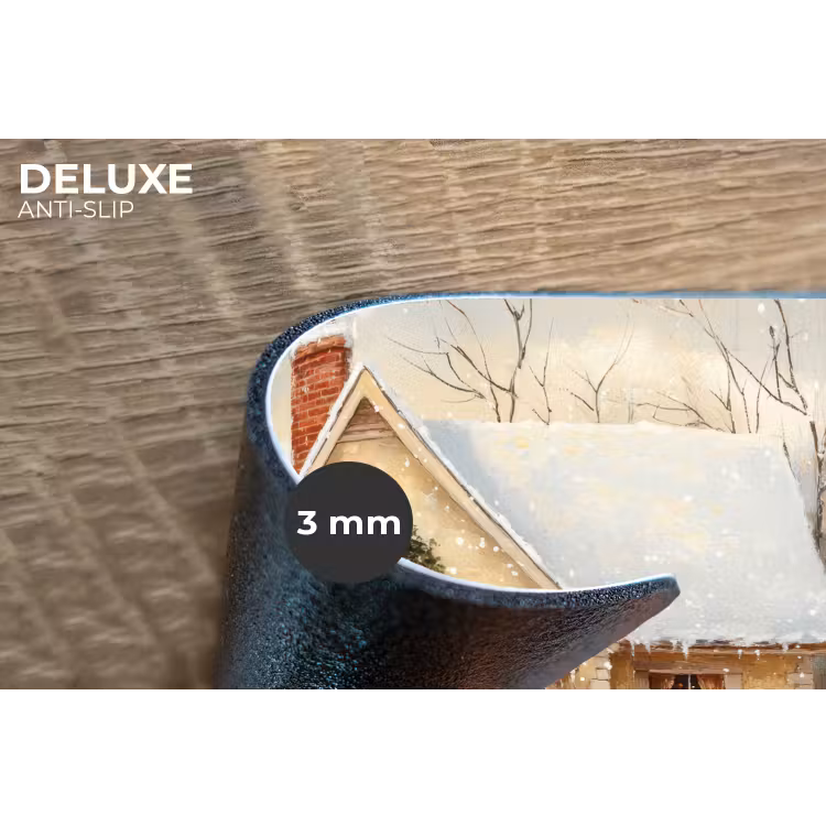 Placemat - 6 stuks - Kerst - Huis - Winter - Sneeuw — 4