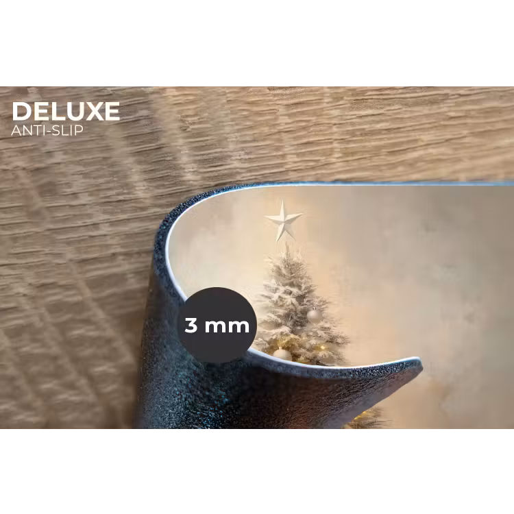 Placemat - 6 stuks - Kerst - kerstboom - Sneeuw - Art — 4