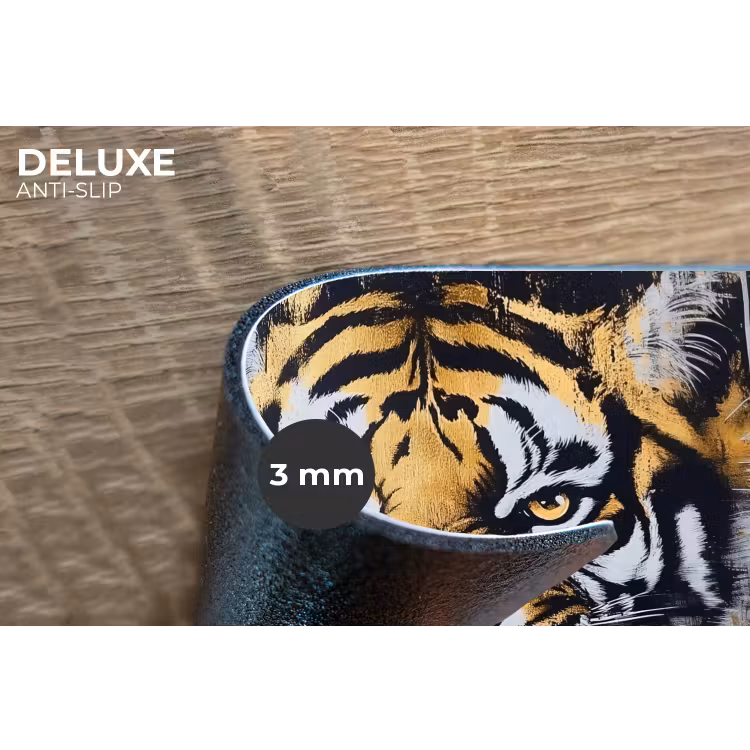 Placemat - 6 stuks - Tijger - Verfspatten - Goud — 4