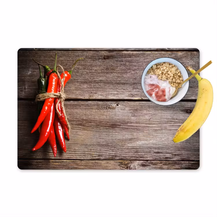 Placemat - 6 stuks - Vurige Chili Knopen — 1