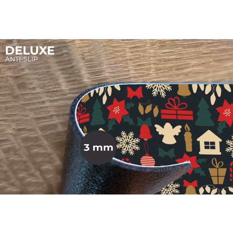 Placemat - 6 stuks - Patroon - Kerst - Symbolen — 4