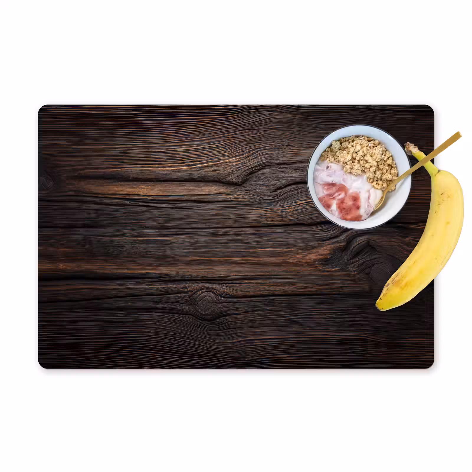 Placemat - 6 stuks - Hout - Grillige nerven — 1