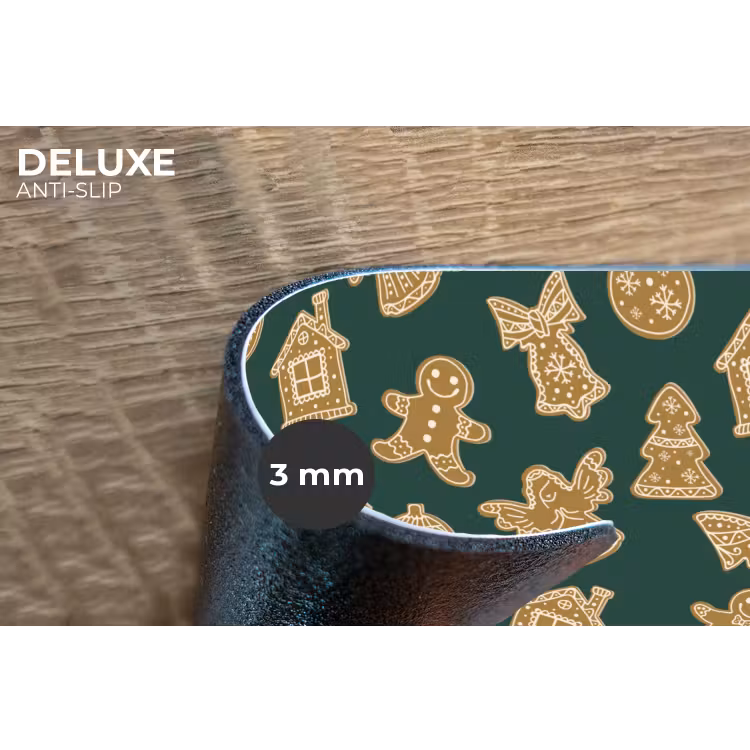 Placemat - 6 stuks - Illustratie - Koekjes - Groen — 4