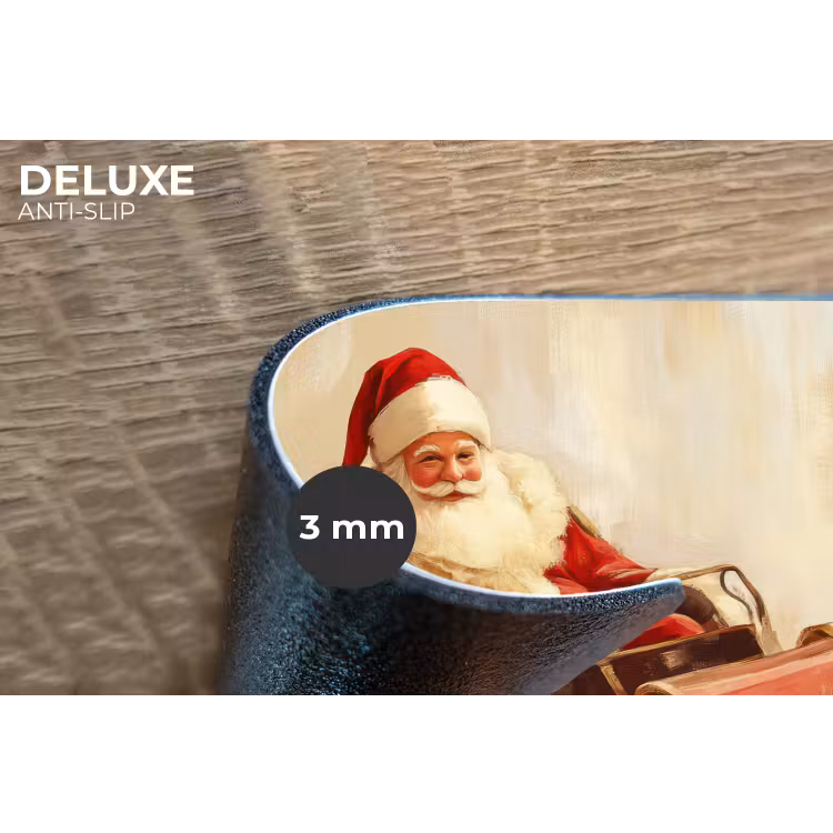 Placemat - 6 stuks - Kerst - Slee - Kerstman — 4