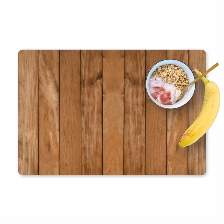 Placemat - 6 stuks - Natuurlijk Eikenhout — 1