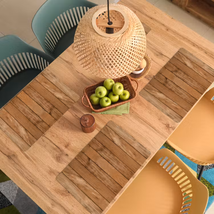 Placemat - 6 stuks - Natuurlijk Eikenhout — 6