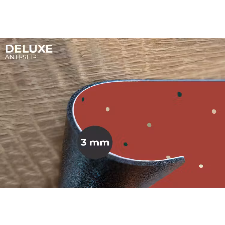 Placemat - 6 stuks - Patroon - Stippen - Rood — 4