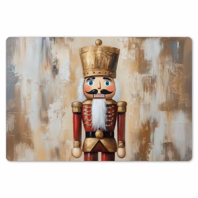 Placemat - 6 stuks - Kerst - Poppetje - Abstract — 7